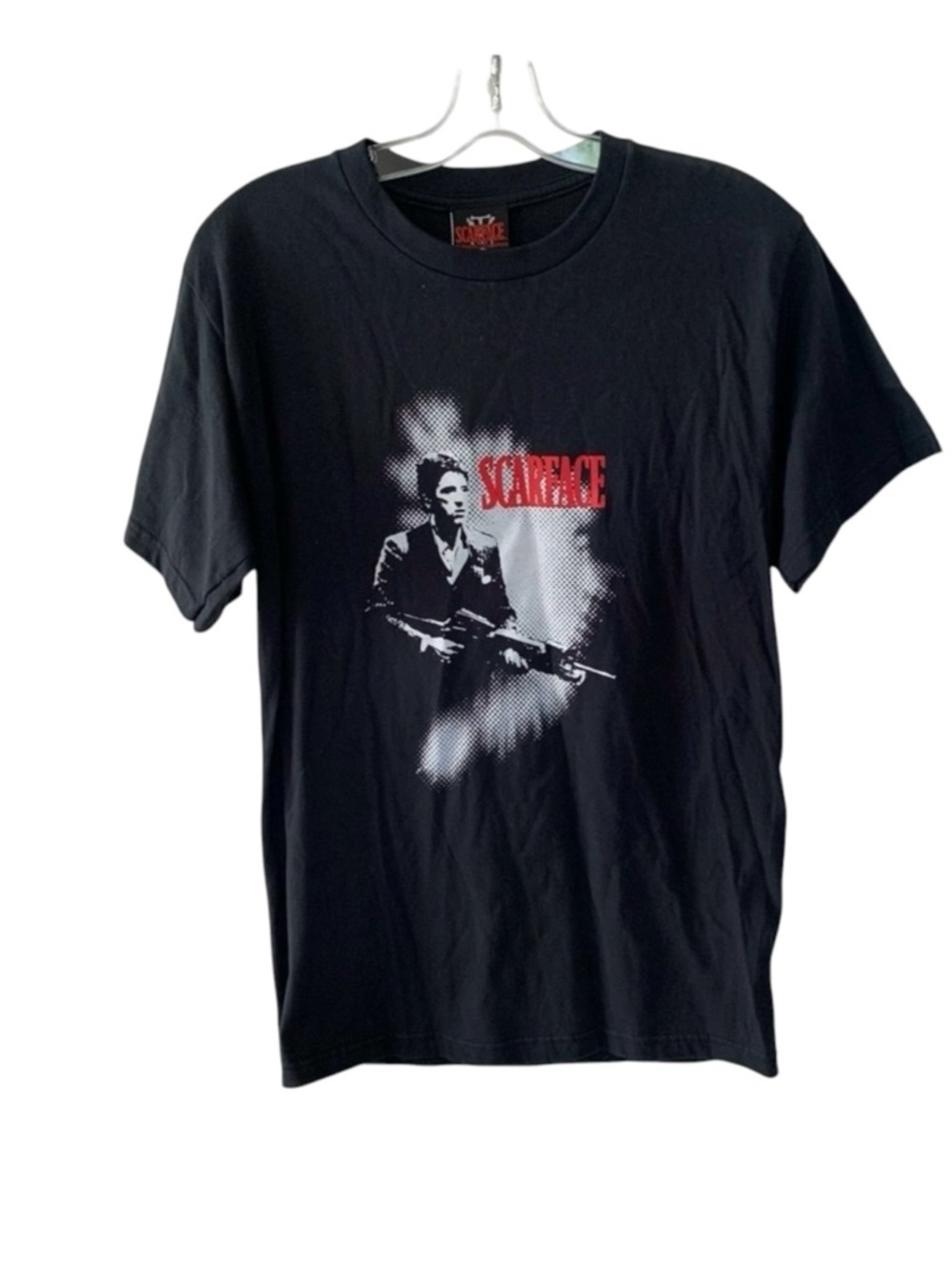 Vintage Scarface Al Pachino Tony Montana Men’s Black Graphic T Shirt Small S
